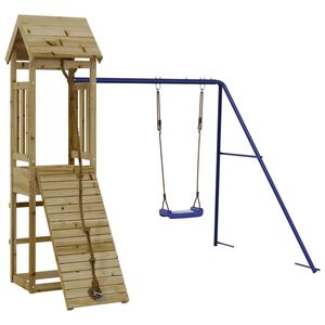 vidaXL Spielturm Impr&auml;gniertes Kiefernholz