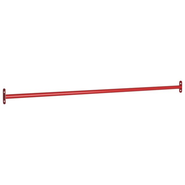 vidaXL Turnstangen 2 Stk. 125 cm Stahl Rot