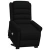 vidaXL Massagesessel mit Aufstehhilfe Schwarz Kunstleder