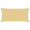 vidaXL Sonnensegel Sandfarbe 3x6 m 100% Polyester Oxford