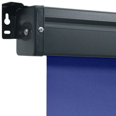 vidaXL Balkon-Seitenmarkise 175x250 cm Blau