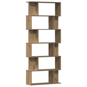 vidaXL B&uuml;cherregal Artisan-Eiche 80x24x192 cm Holzwerkstoff