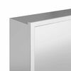 vidaXL Duschnische Silber 45 x 30 x 9,5 cm Edelstahl
