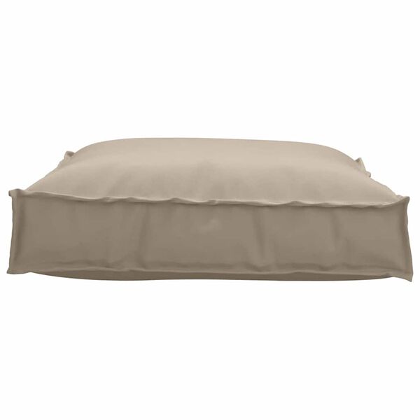 vidaXL Kissen Taupe 70 x 70 x 12 cm Oxford-Stoff