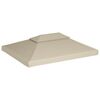 vidaXL Pavillon-Dachplane Ersatzdach 310 g/m&sup2; Beige 3&times;4 m