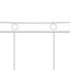 vidaXL Bettgestell Grau Metall 200x200 cm