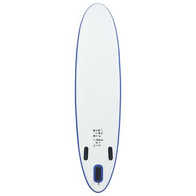 vidaXL Stand Up Paddle SUP-Board Aufblasbar Blau und Weiß