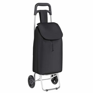 vidaXL Einkaufswagen Schwarz 35 x 28 x 92 cm Oxford-stoff