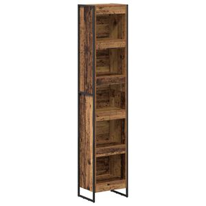 vidaXL B&uuml;cherregal 40 x 30 x 189,5 cm Holzwerkstoff Altholz