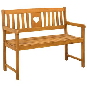 vidaXL Bank Outdoor Natur 110 x 55,5 x 90 cm Massivholz Akazie