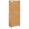 vidaXL Highboard Artisan-Eiche 69,5 x 34 x 180 cm