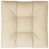 vidaXL Palettensofa-Kissen Beige 70x70x12 cm