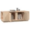 vidaXL Couchtisch 110x50x40 cm Massivholz Kiefer