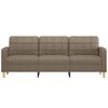 vidaXL 3-Sitzer-Sofa Taupe 210 cm Stoff