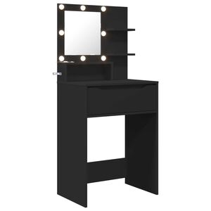 vidaXL Schlafzimmer-Frisiertische Schwarz 60 x 39,5 x 135 cm