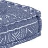 vidaXL Pouf Indigo Stoff