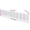 vidaXL Gabionenwand Verzinkter Stahl 630×30×100 cm