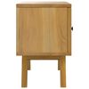 vidaXL TV-Schrank 110x30x50 cm Massivholz Teak