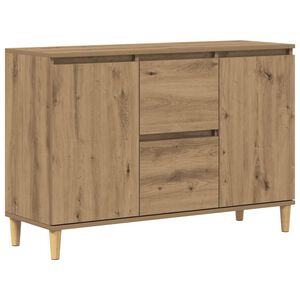 vidaXL Sideboard Artisan-Eiche 102x35x70 cm Holzwerkstoff