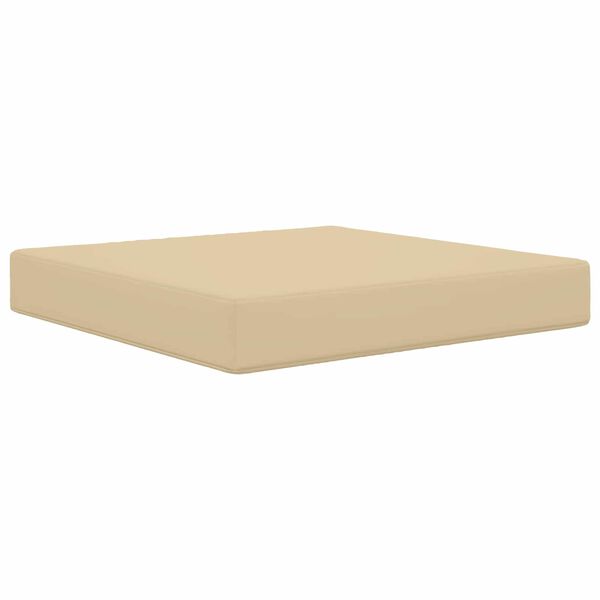 vidaXL Sofakissen f&uuml;r drau&szlig;en Beige 60 x 60 x 8 cm Polyester