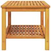 vidaXL Beistelltisch Braun 90 x 50 x 45 cm Massivholz Akazie