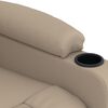 vidaXL Relaxsessel Elektrisch Cappuccino-Braun Kunstleder