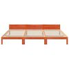 vidaXL Familienbett ohne Matratze Wachsbraun 240x200 cm Massivholz