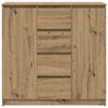 vidaXL Sideboard mit Schubladen Artisan-Eiche 100,5x35x98,5 cm