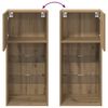 vidaXL Wandmontierter TV-Schrank Artisan-Eiche 40,5 x 30 x 90 cm
