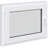 Kellerfenster RISOR Anthrazit 80 x 50 cm PVC und Glas