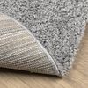 vidaXL Shaggy-Teppich PAMPLONA Hochflor Modern Grau &Oslash; 80 cm