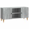vidaXL TV-Schr&auml;nk 102 x 34,5 x 50 cm Graues Sonoma Holzwerkstoff