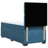 vidaXL Boxspringbett mit Matratze Blau 90x200 cm Samt