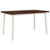 vidaXL Live Edge Esstisch 140 x 80 x 75 cm Massivholz Akazie