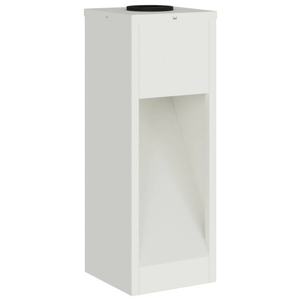 vidaXL Solar LED Wegeleuchte 2 pcs Wei&szlig; Kalt gewalzter Stahl