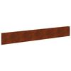 vidaXL Raseneinfassung 20 pcs 100 x 15 cm Stahl Rostig