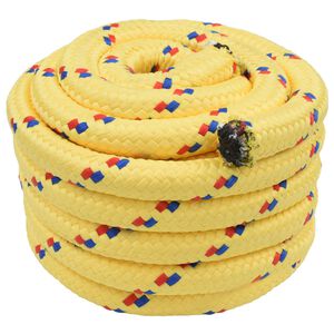vidaXL Bootsseil 3 mm 50 m Gelb