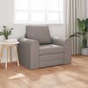 vidaXL Schlafsofa Taupe 98 x 71 x 83 cm Stoff
