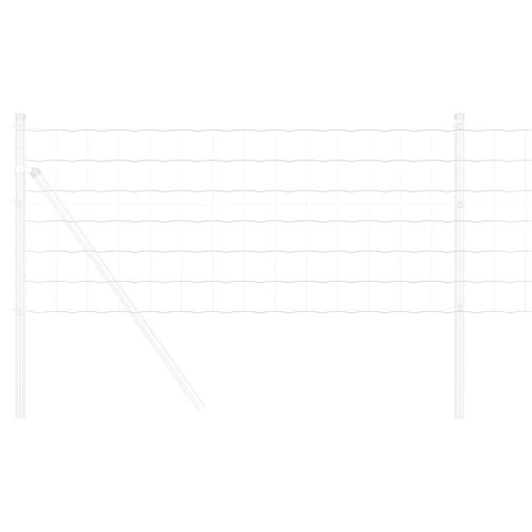 vidaXL Eurozaun 0,6 x 10 m PVC-beschichtetes Eisen