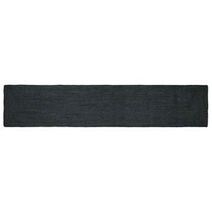 vidaXL Bereichsteppich Dunkelgrau 80 x 400 cm Jute