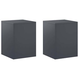 vidaXL Pflanzenst&auml;nder 2 pcs Anthrazit 30 x 30 x 40 cm