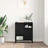 vidaXL Sideboard Schwarz Eichen-Optik 60 x 35 x 70 cm Holzwerkstoff