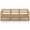 vidaXL Outdoor-Sofa 3-Sitzer Honigbraun Massivholz Kiefer