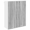 vidaXL H&auml;ngeschrank Sonoma-Grau 80 x 31 x 100 cm Holzwerkstoff