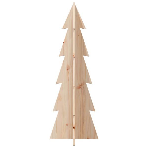 vidaXL Weihnachtsbaum zum Schmücken 112 cm Massivholz Kiefer