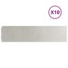 vidaXL Rasenkanten 10 Stk. 25x103 cm Edelstahl