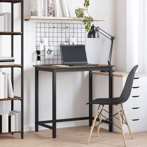 vidaXL Tisch Ger&auml;ucherte Eiche 100 x 50 x 76,5 cm