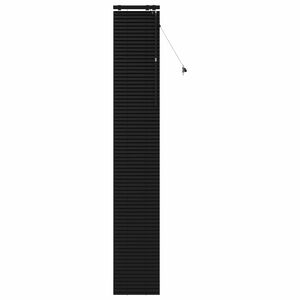 vidaXL Venezianische Jalousie Schwarz 50 x 250 cm 35 mm