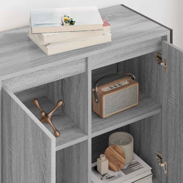 vidaXL Seitenschrank Graues Sonoma 79 x 36 x 75 cm Holzwerkstoff
