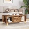 vidaXL Couchtisch Altholz 90 x 50 x 26,5 cm Holzwerkstoff